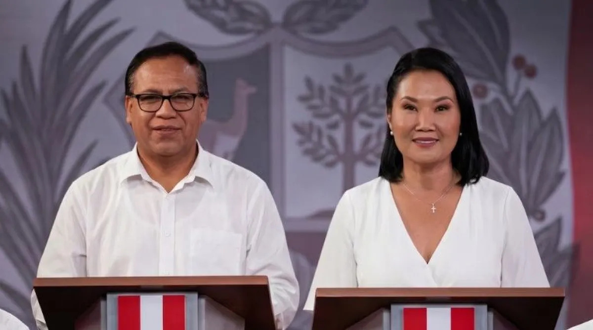 PERÚ: ROBERTO SÁNCHEZ AVENTAJA A KEIKO FUJIMORI POR UNA FINA DIFERENCIA Y SE ACERCA A LA PRESIDENCIA