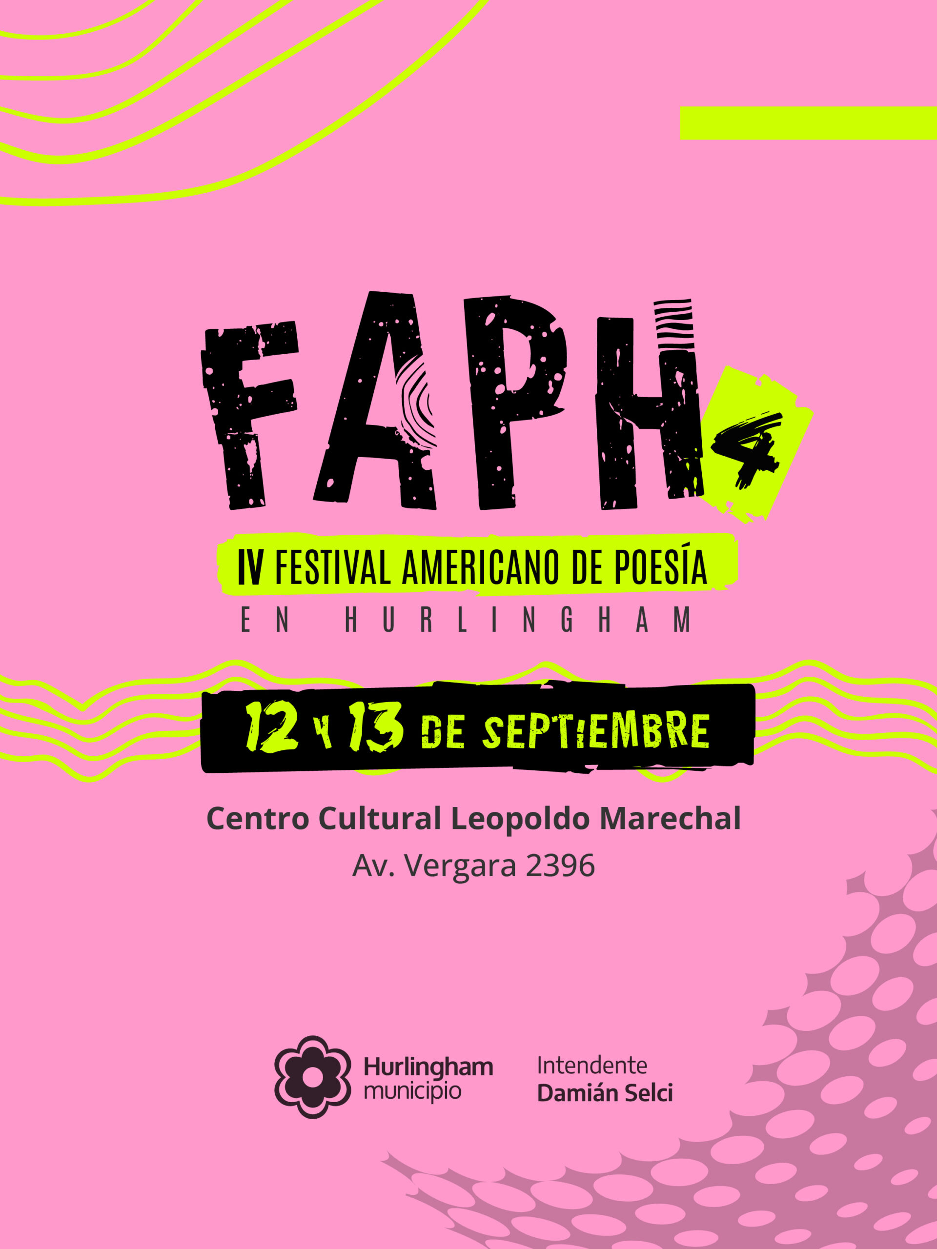 ABRIÓ LA CONVOCATORIA A POETAS DE ZONA OESTE PARA PARTICIPAR DEL IV FESTIVAL AMERICANO DE POESÍA EN HURLINGHAM